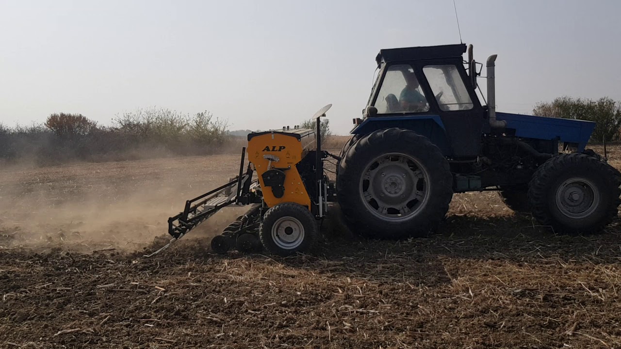 Iveco dt1010 + semanatoare alp cu fertilizare de 4 m
