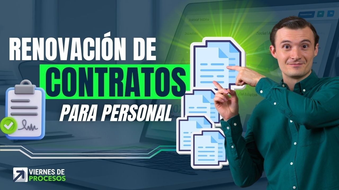 Renovación de contratos para personal