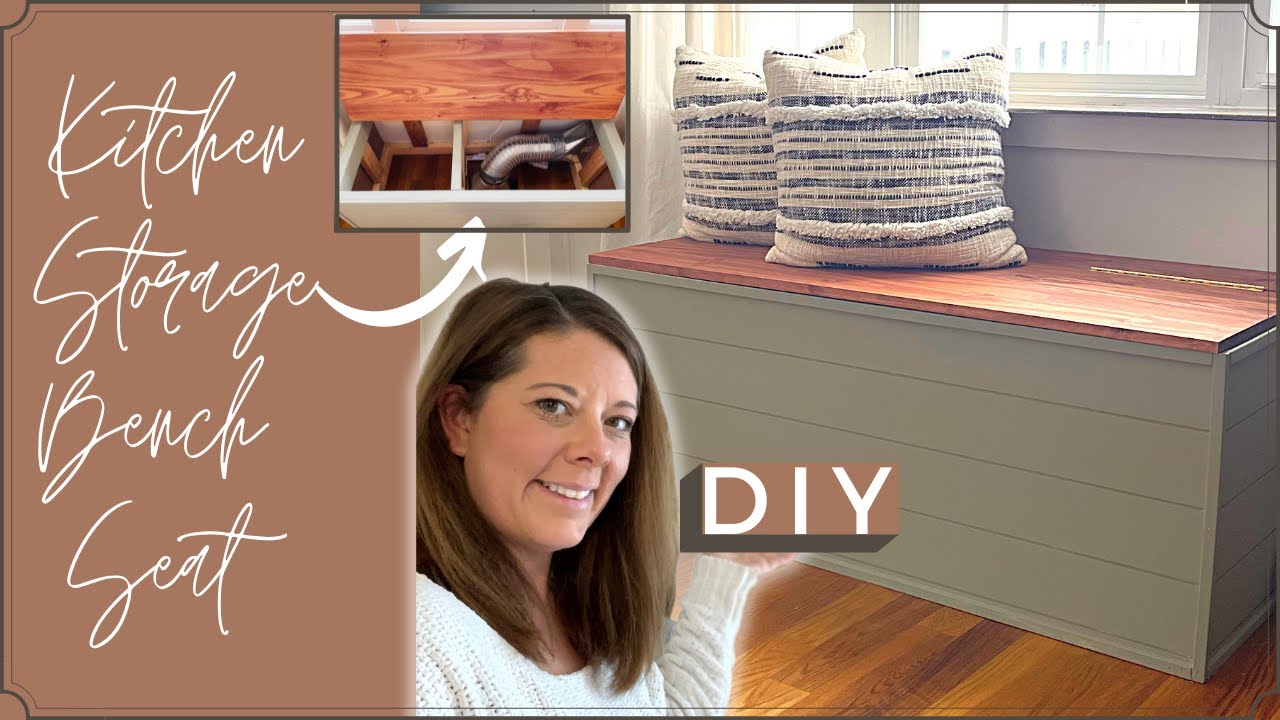 DIY Storage Bench Seat