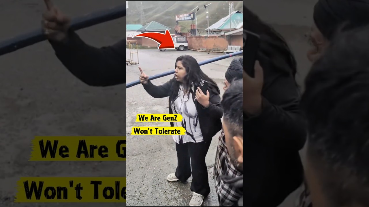 &ldquo;We Are Gen Z, We Will Not Tolerate This&rdquo;: Woman Confronts Security Personnel in Ladakh 🤦💔