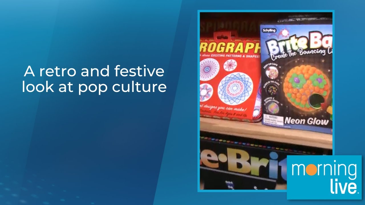 A retro and festive look at pop culture