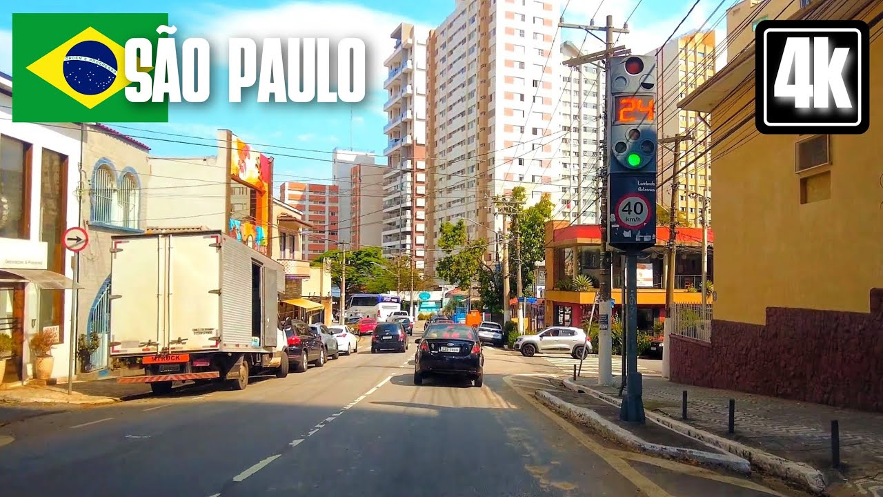4K S&Atilde;O PAULO &bull; DIRIGINDO EM SANTANA