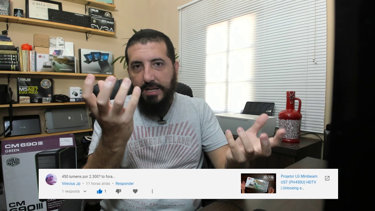 FAQ 29 | Projetor LED x Lâmpada, Resolução, Lapela sem fio 