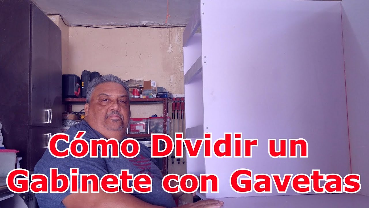 Cómo Dividir un Gabinete con Gavetas