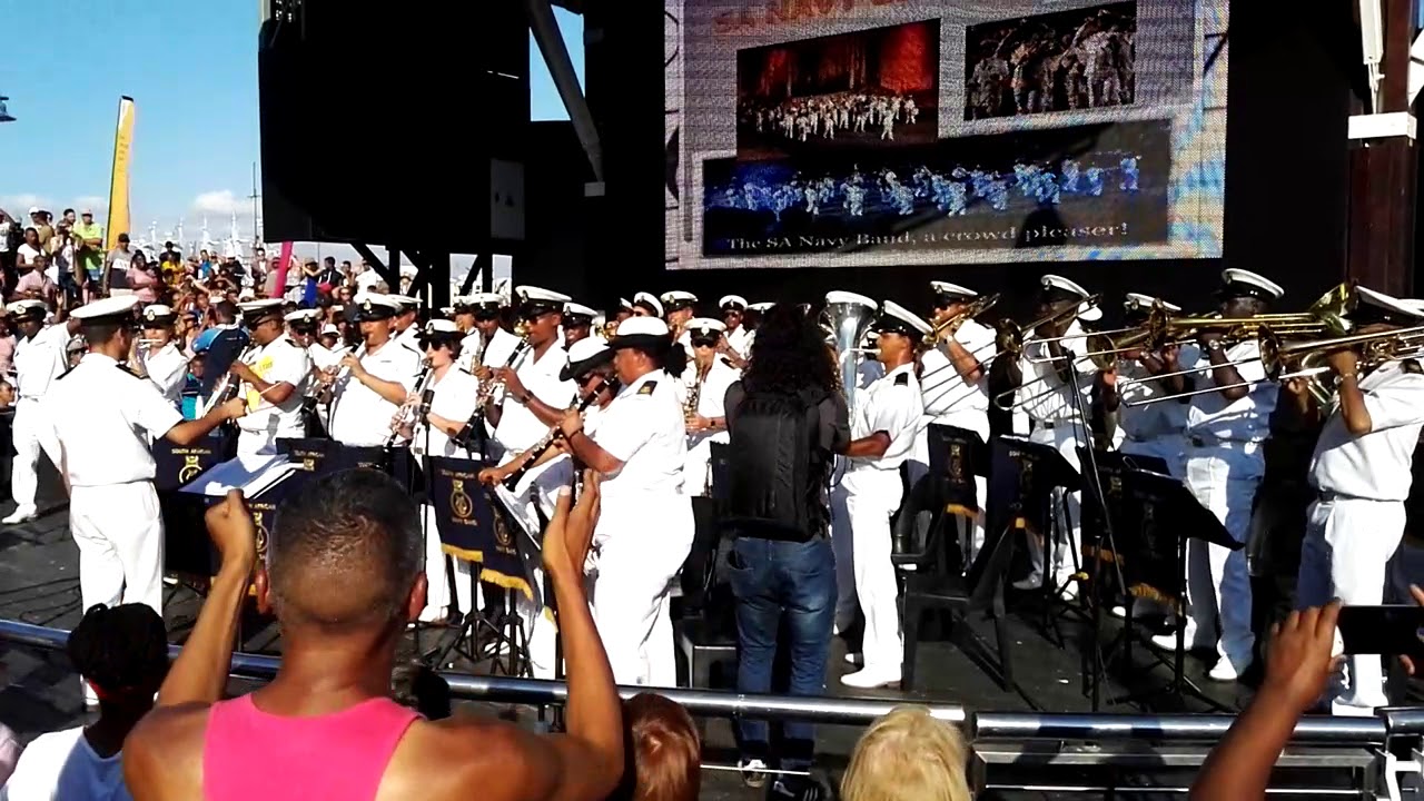 SA Navy band at Armed Forces Day 2019