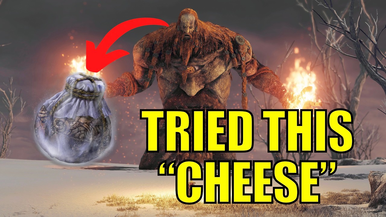 I Tried This “Cheese” on the Fire Giant in Elden Ring (Sleep Pot Trick)