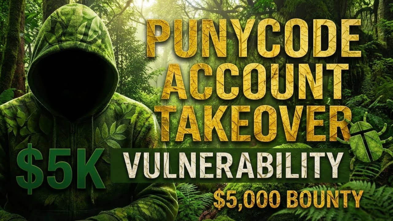 $5,000 Bug Bounty: 0-Click Account Takeover via Punycode (PoC + full methodology)