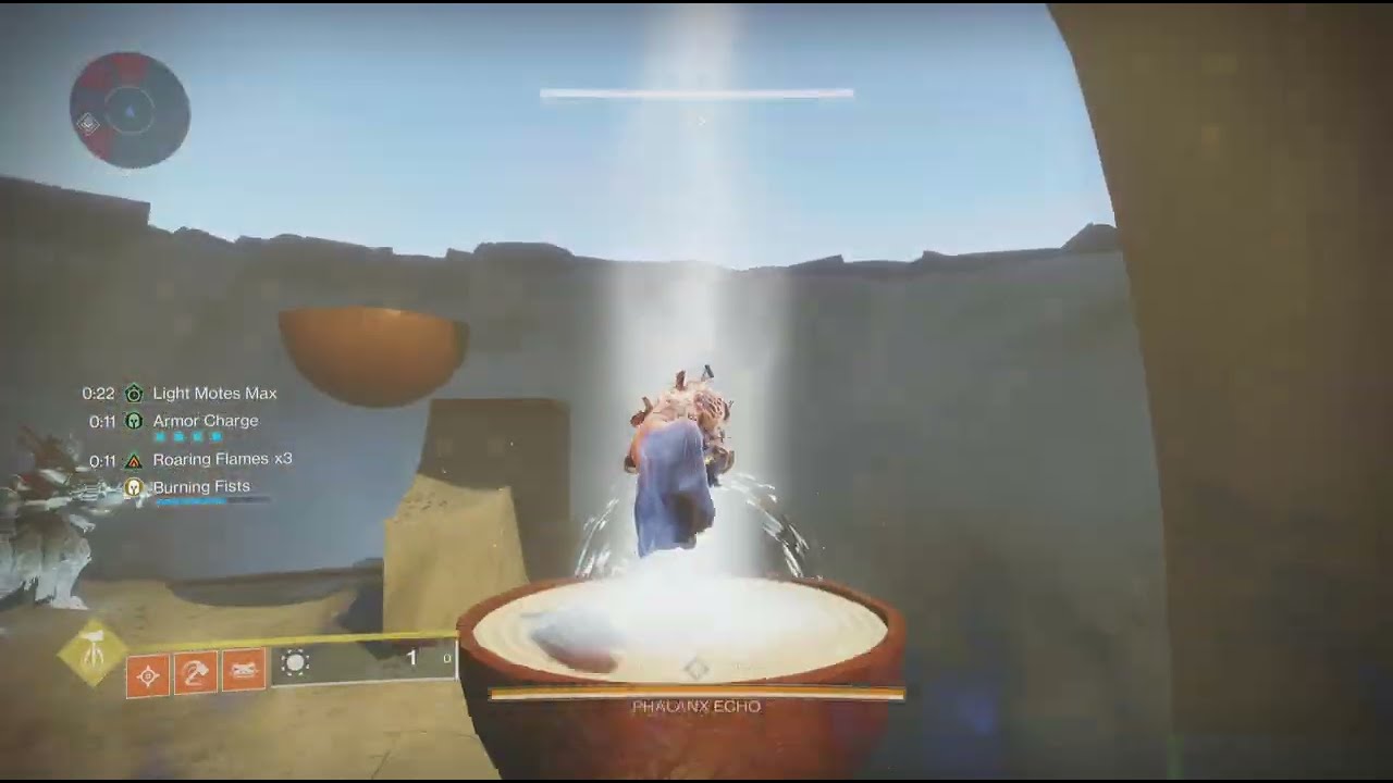 Solo 1 phase Phalanx Echo, Solar Titan, Hammer Only (Destiny 2 Renegades)