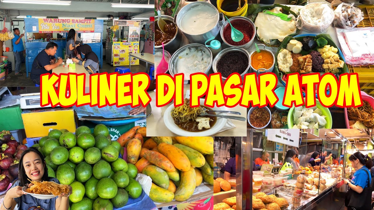 KULINER DI PASAR ATOM SURABAYA MAKAN APA AJA!!?