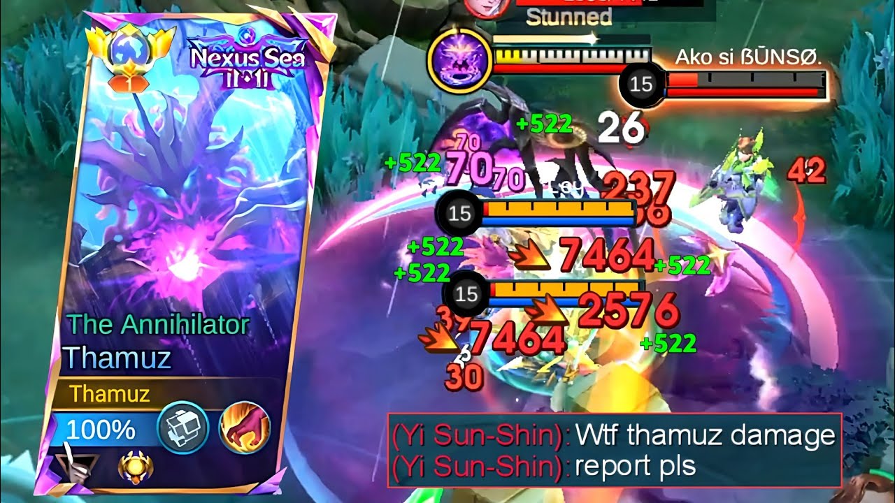 THAMUZ INSANE LIFESTEAL & ATTACK SPEED DAMAGE 100% BROKEN |NEW BEST BUILD FOR BURST & SUSTAINABILITY