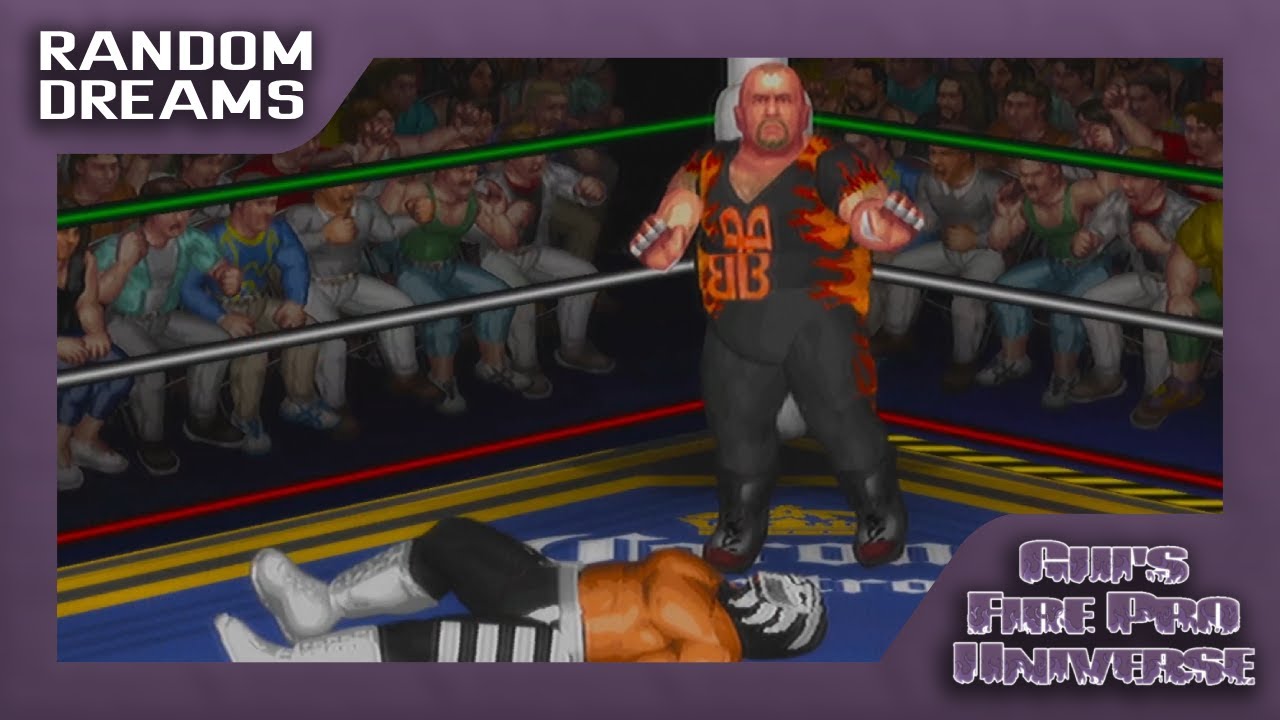 Bam Bam Bigelow vs. La Sombra - Fire Pro Wrestling World / ファイプロ