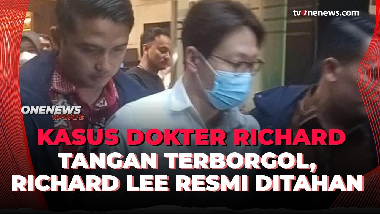 Usai Diperiksa Richard Lee Langsung Ditahan Terkait Kasus Produk Kecantikan | OneNews Update