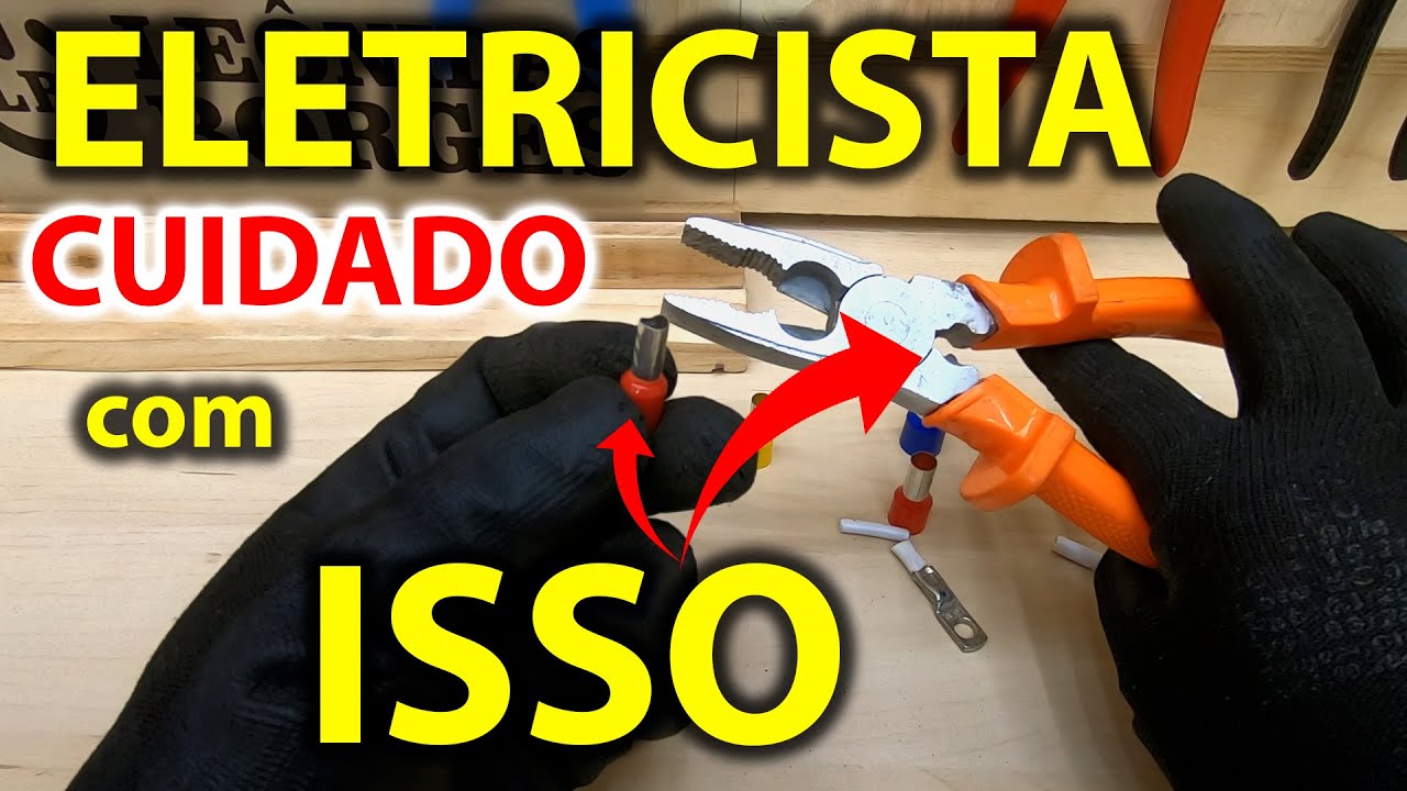 😱 Cuidado ao Prensar Terminal com Alicate Universal. Como Prensar Terminal Ilhós Corretamente