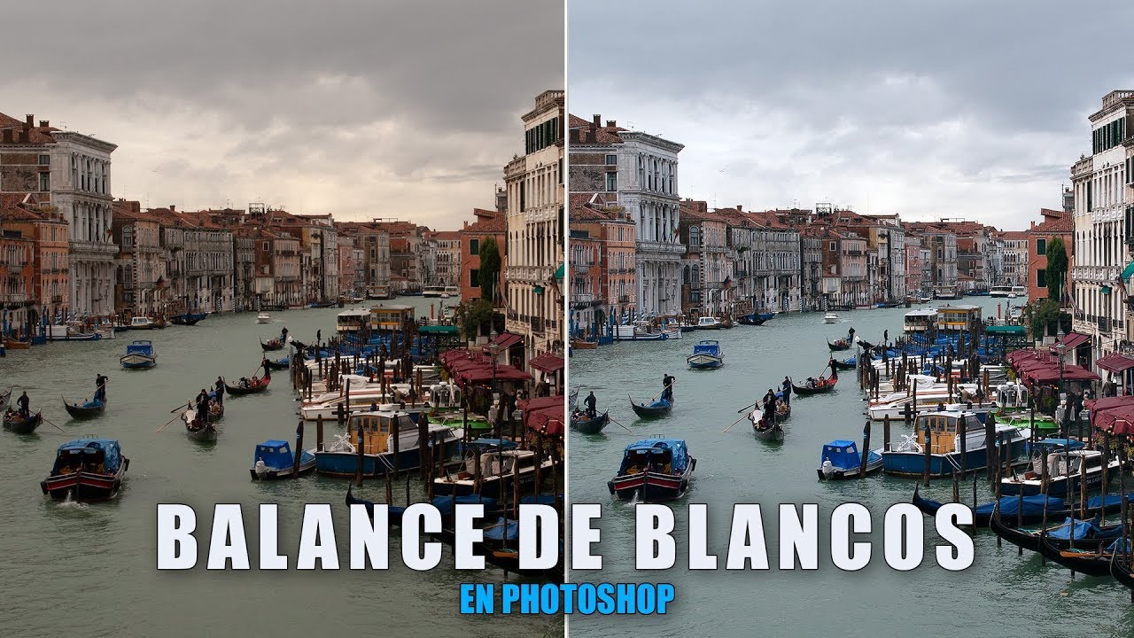 Cómo hacer balance de blancos en Photoshop