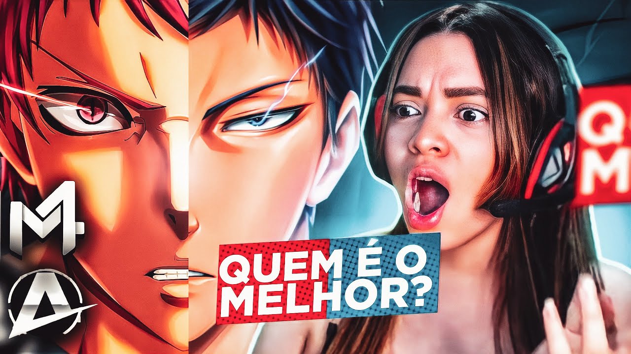 2 EM 1 | ♪ Aomine | Pantera Indomável (ANIRAP) | Akashi - Zu Ga Takai Zo (M4RKIM) | KNB | [REACT]