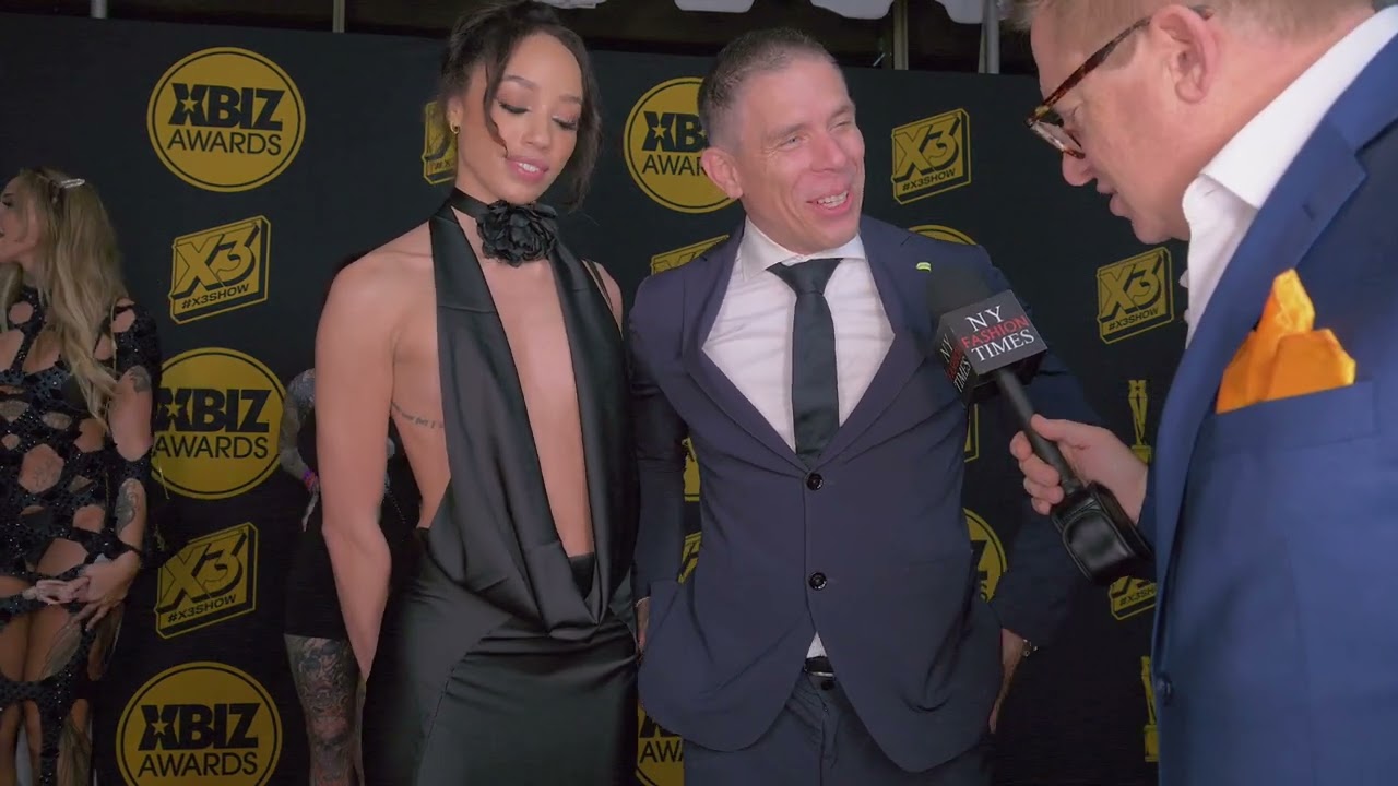Mick Blue and Alexis Tae the Xbiz Awards Red Carpet in Hollywood, CA