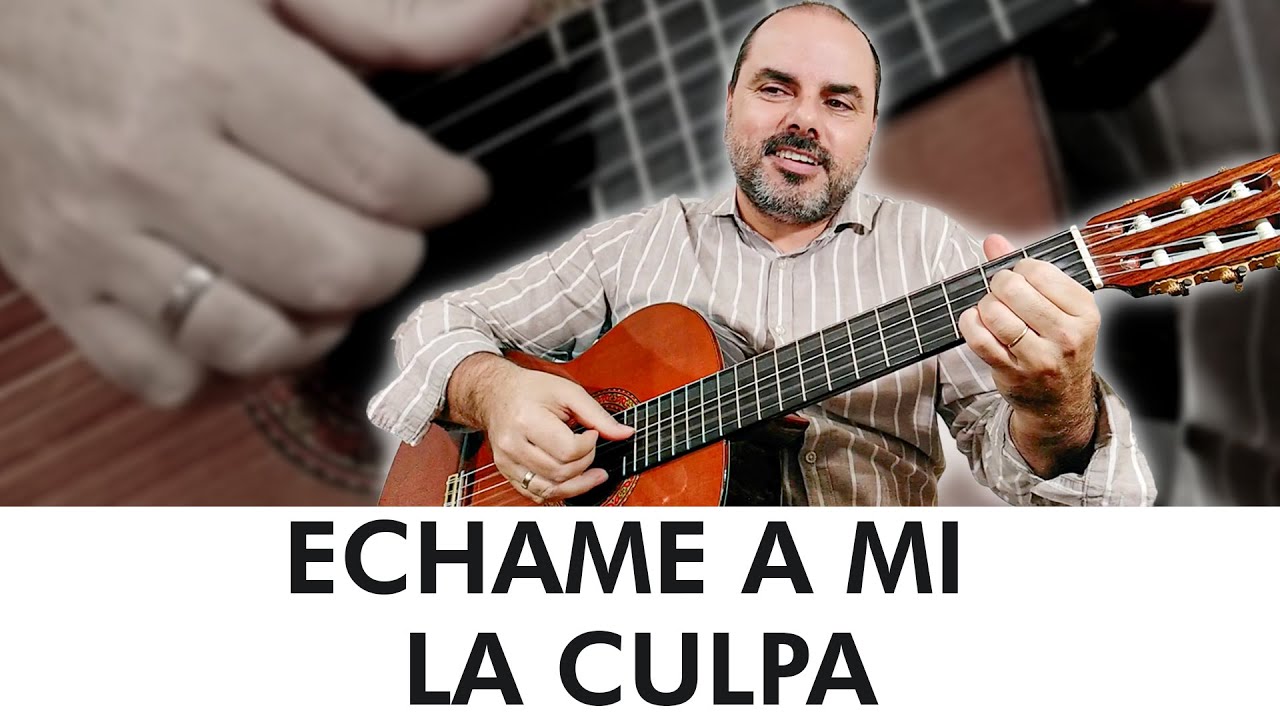 COMO TOCAR  CON LA GUITARRA 🎸ÉCHAME A MÍ LA CULPA de ALBERT HAMMOND en menos de 4 Minutos ⏳
