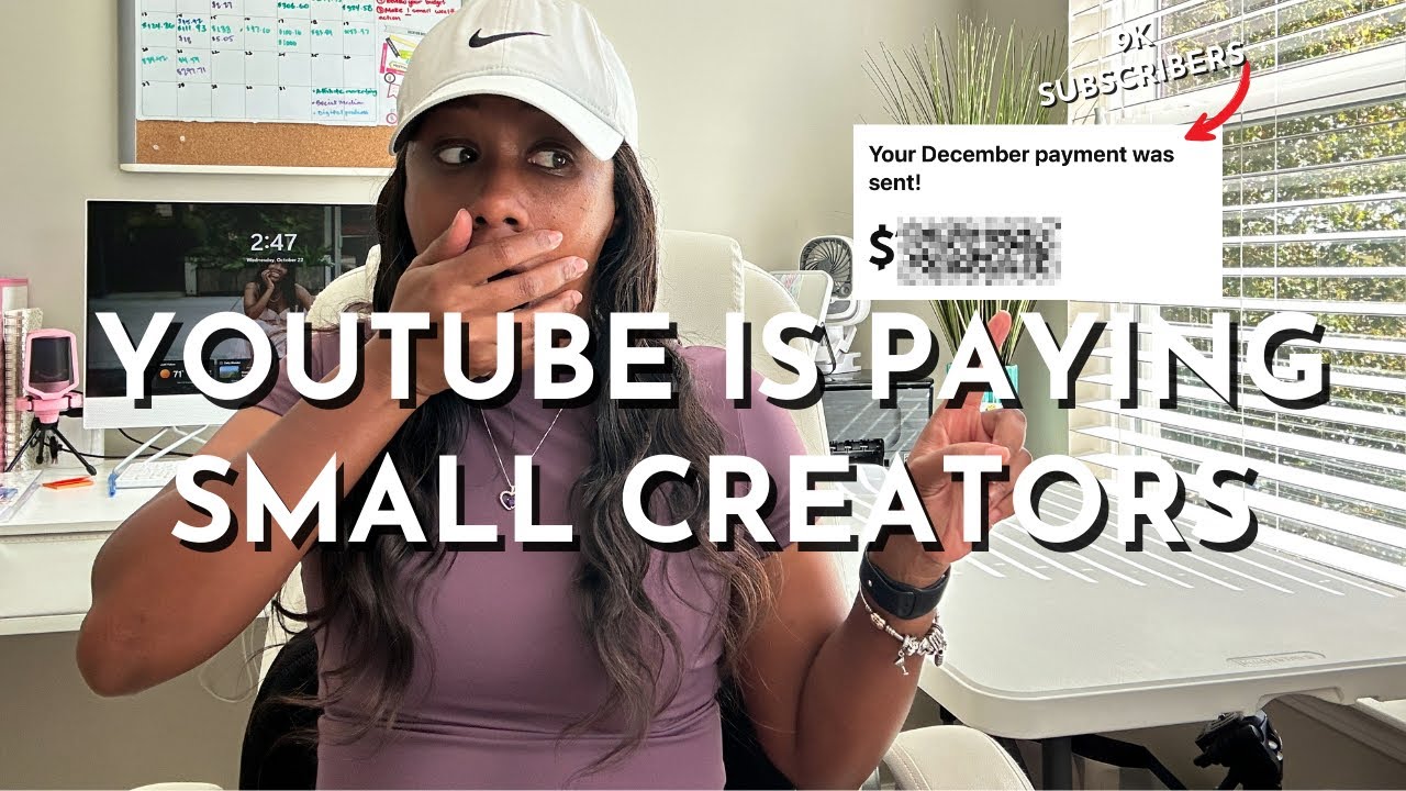 How Much YouTube Paid Me This Month as a Small Creator