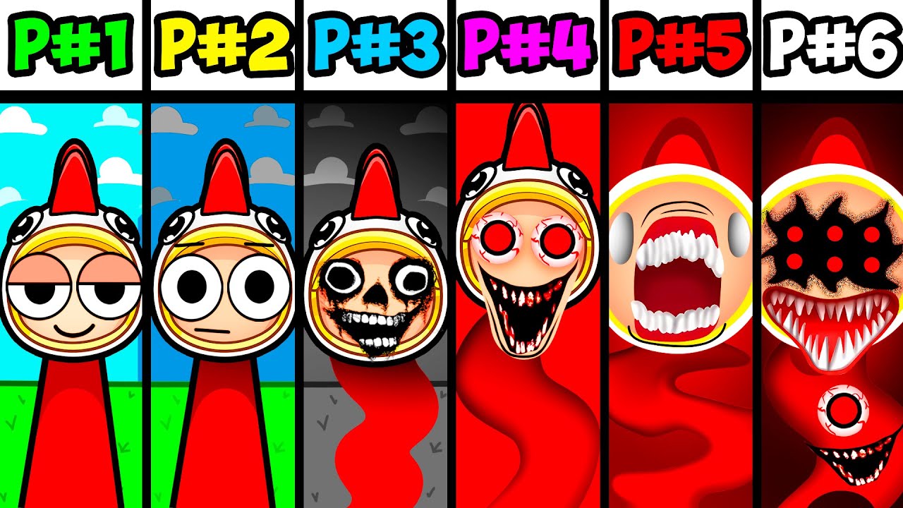 J'ai Testé SPRUNKI PHASE 1 à 6 et PLUS...