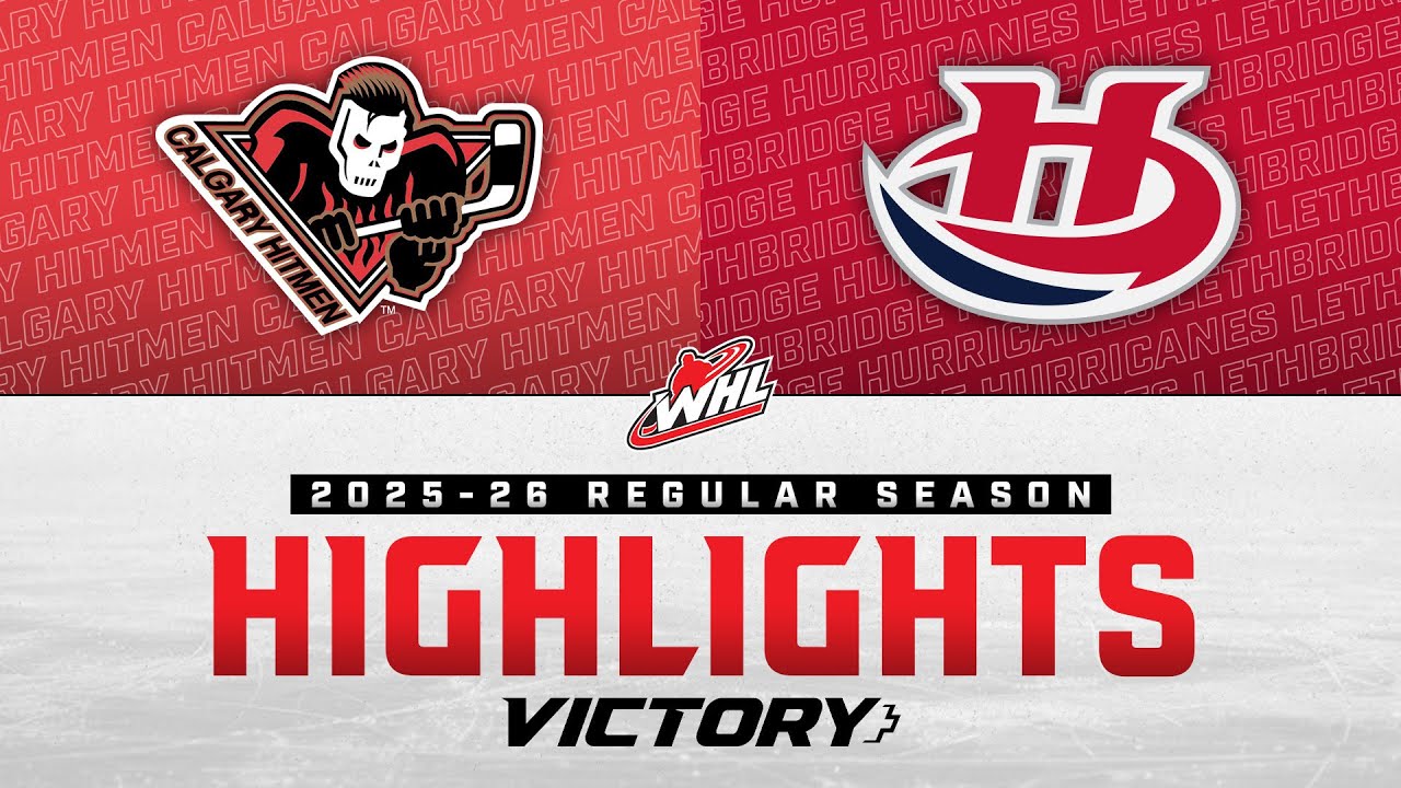 Calgary Hitmen at Lethbridge Hurricanes 10/17 | WHL Highlights 2025-26