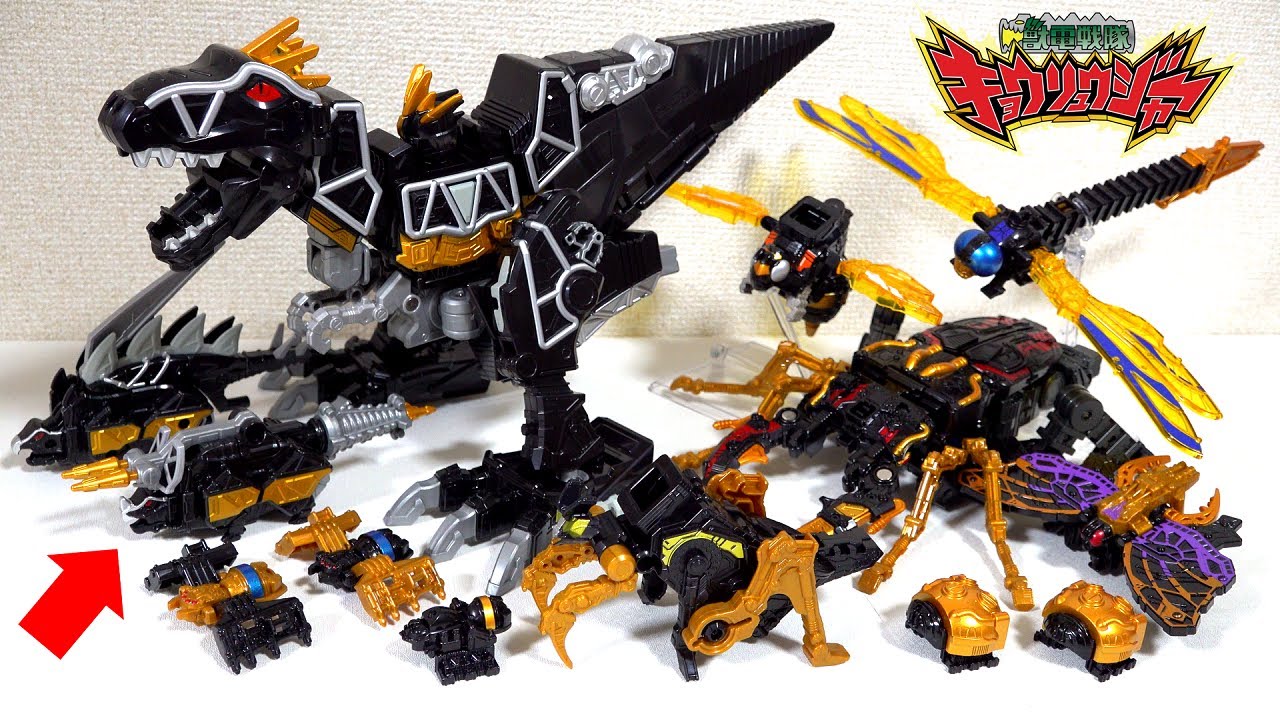 Темная версия DX Kyoryuzin, полный экшн! Kyoryuger