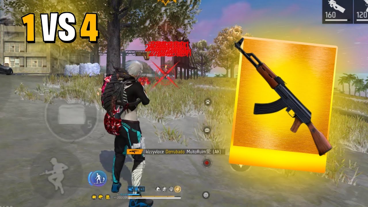 AMASSANDO SQUAD COM AK-47!! RANQUEADA SOLO VS SQUAD!! FREE FIRE MOBILE