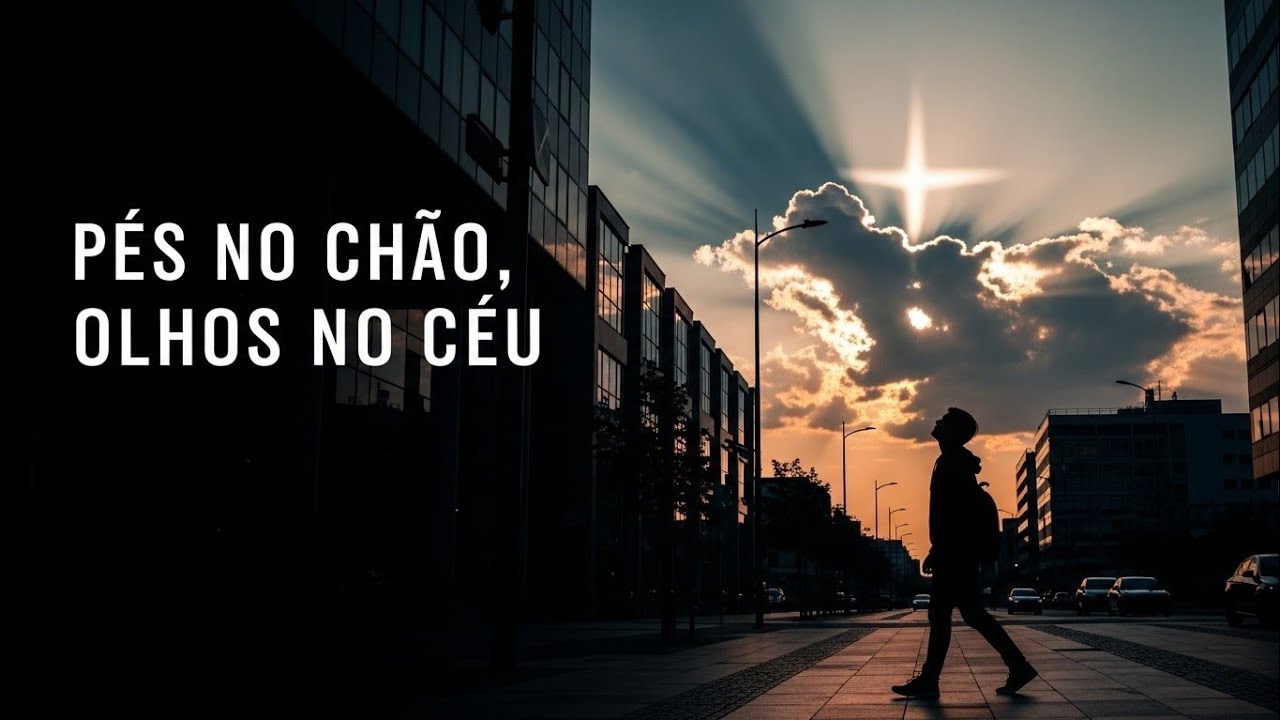Pés no chão, olhos no céu - música gospel
