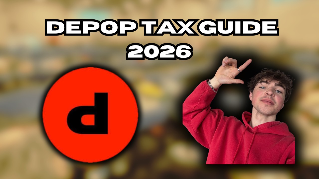 Depop Tax Guide For Beginners 2026 | RESELLER BOOTCAMP DAY 23