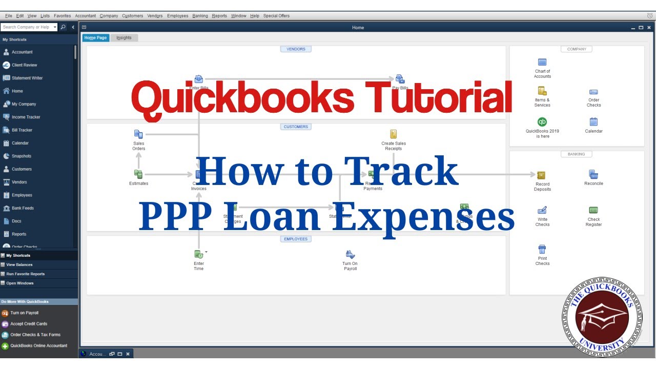 Quickbooks Tutorial - How to Track PPP Loan Expenses