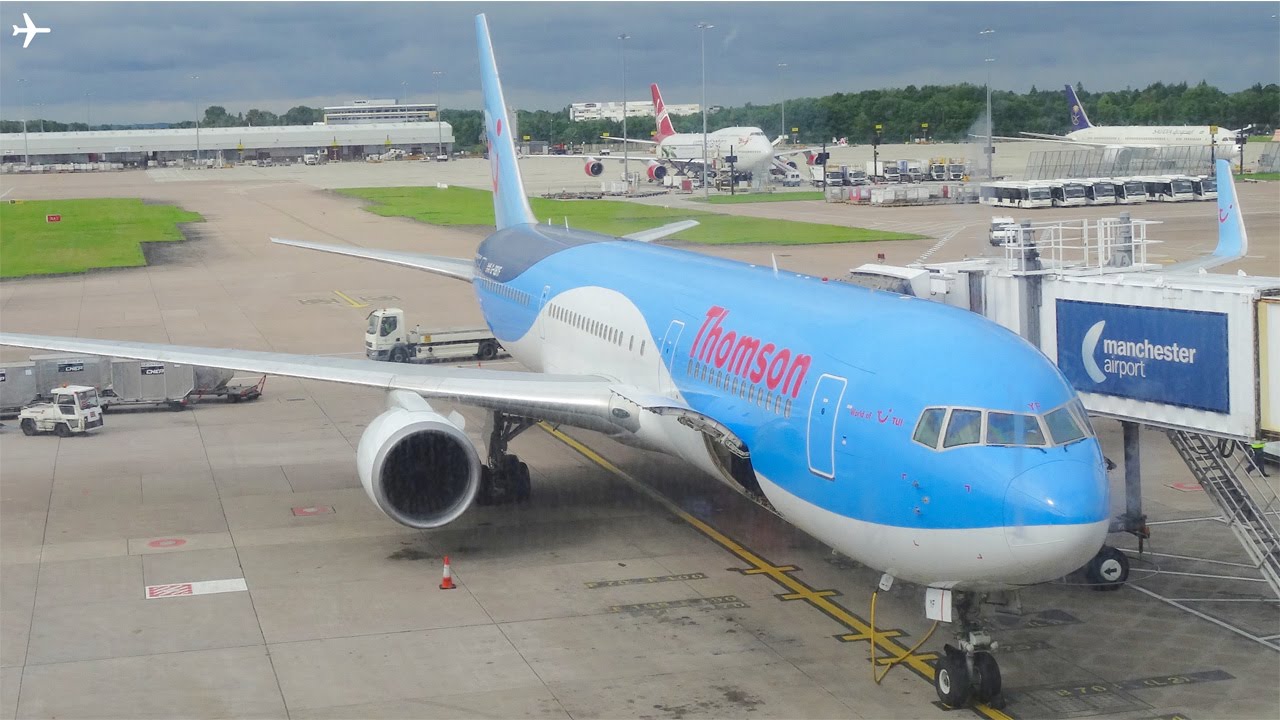 Thomson B767-300 Cabin Tour+ Onboard Takeoff from Manchester Airport-23rd July 2016