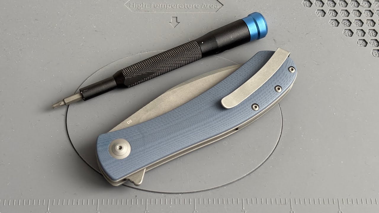 Jak rozkręcić i wyczyścić nóż składany Trollsky Knives Mandu XL