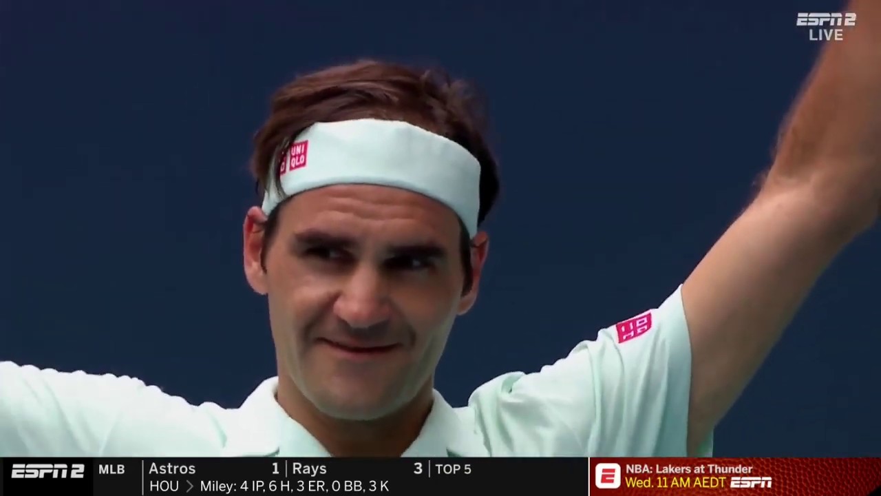 Roger Federer vs John Isner  Miami Final 2019