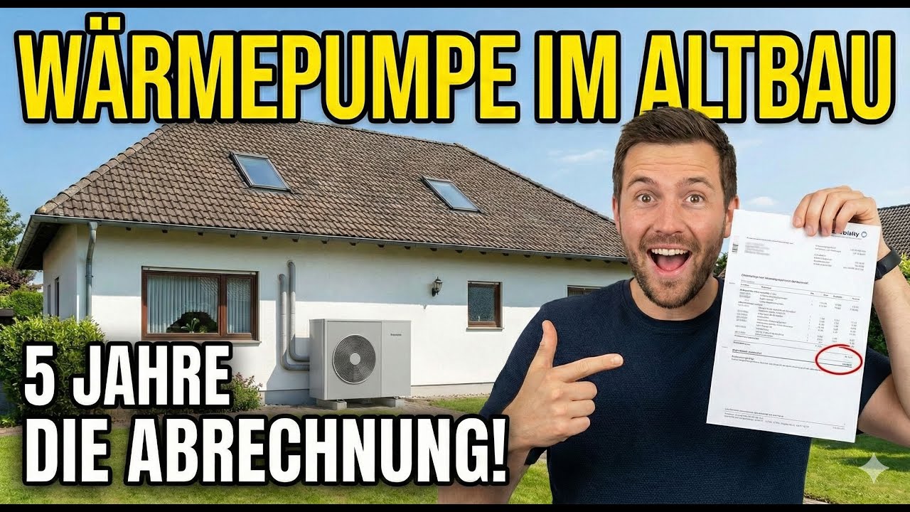 5 Jahre Wärmepumpe im Altbau (Bj. 1965): Erfahrungsbericht & echte Kosten!