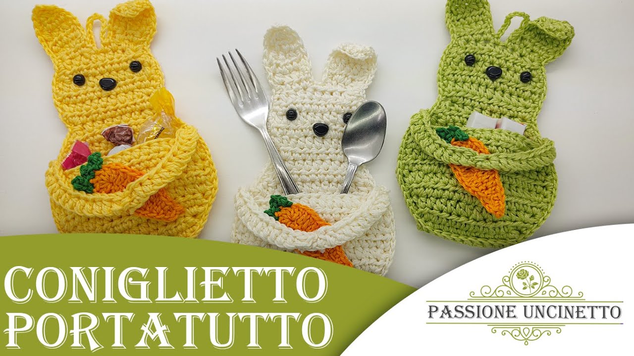 TUTORIAL: Coniglietto portatutto 🐇🥕