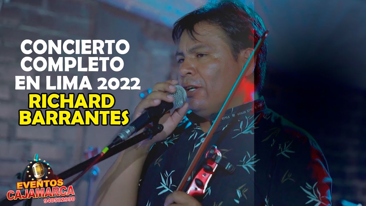 Richard Barrantes  Primicias  -  Concierto  completo  en Lima  2022