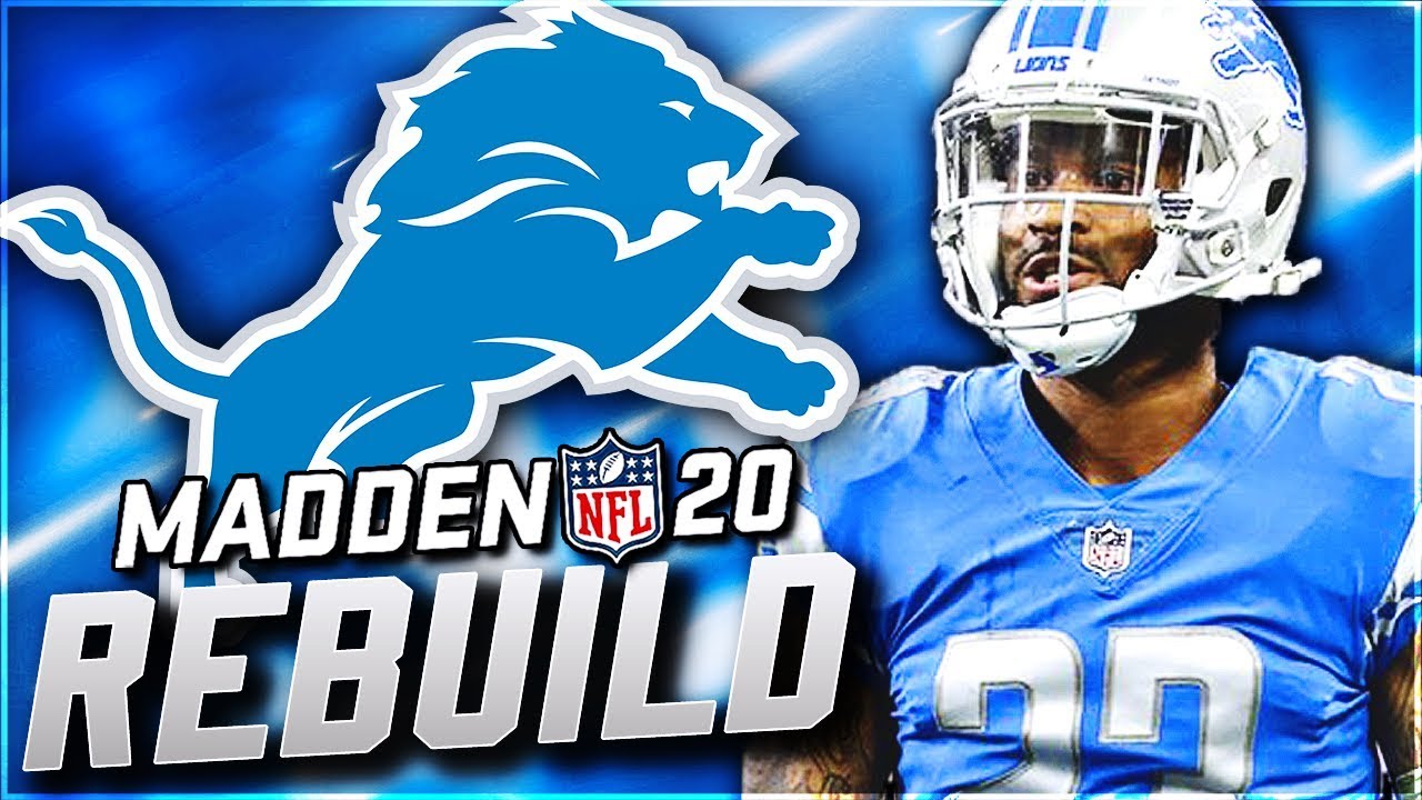 Rebuilding the Detroit Lions | Replacing Matt Stafford! Madden 20 Franchise
