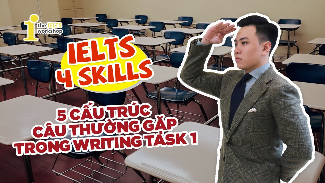 [IELTS 4 Skills] 5 Mẫu Cấu Trúc Thường Dùng Trong Writing Task 1