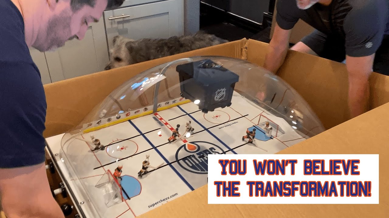 Удивительная трансформация стола Super Chexx Pro Bubble Hockey — обновления TOFHGYN