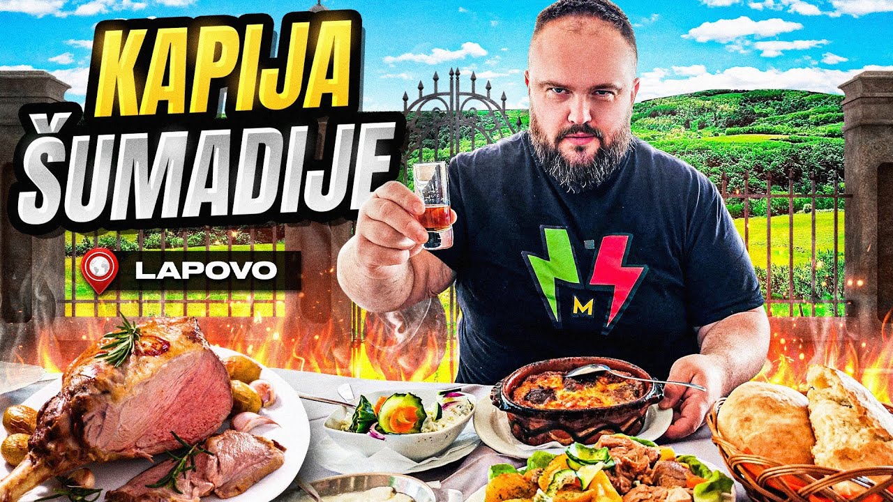 JAGNjEĆE SARME , ŠKEMBIĆI u SAFTU i TELETINA ISPOD SAČA !!! Restoran - Kapija Šumadije