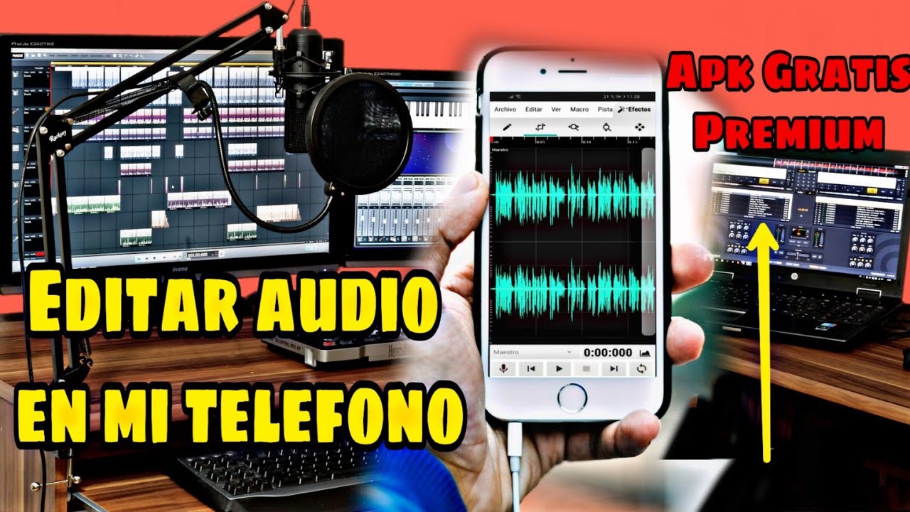 El editor de audio Profesional para android  Actualizado 2024 apk full