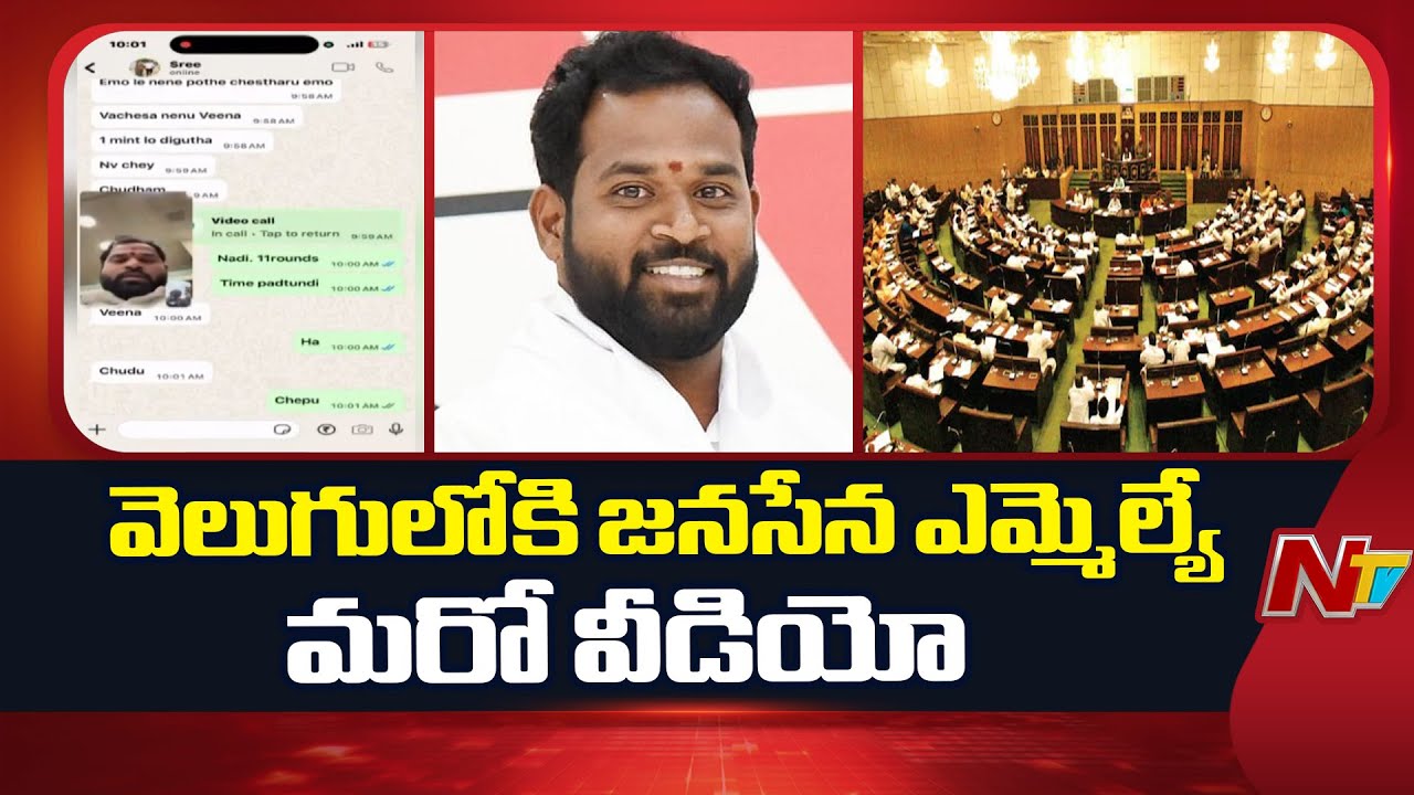 MLA Arava Sridhar Case : అసెంబ్లీ సమావేశాల్లో మహిళతో ఎమ్మెల్యే శ్రీధర్ వీడియో కాల్ | NTV Telugu