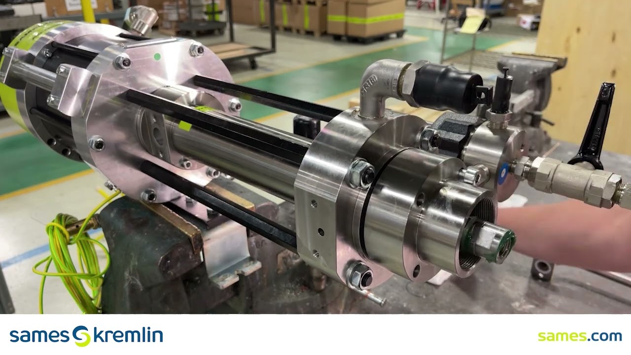 Sames Kremlin Training - Flowmax Hydraulic Fluid Section Reassembly