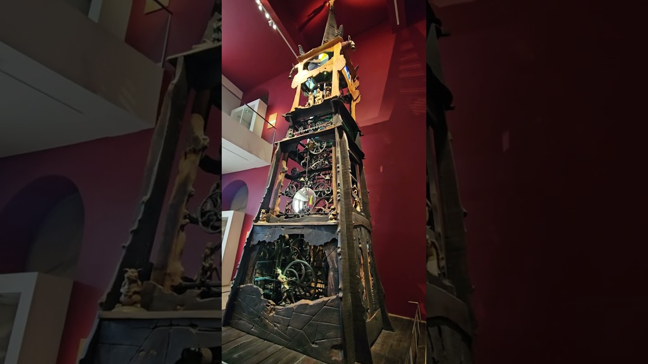 Millennium Clock Tower in Edinburgh at the Museum of Scotland #travel #edinburgh #museum #europe