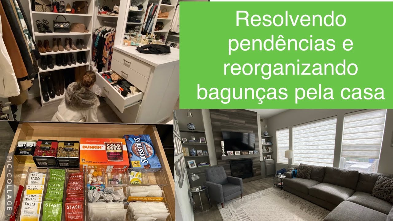Colocando a vida em ordem: resolvendo pendências e novidades pela casa