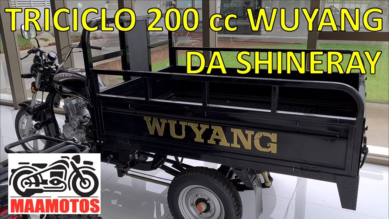 TRICICLO 200 CC WUYANG COM DIFERENCIAL DA SHINERAY