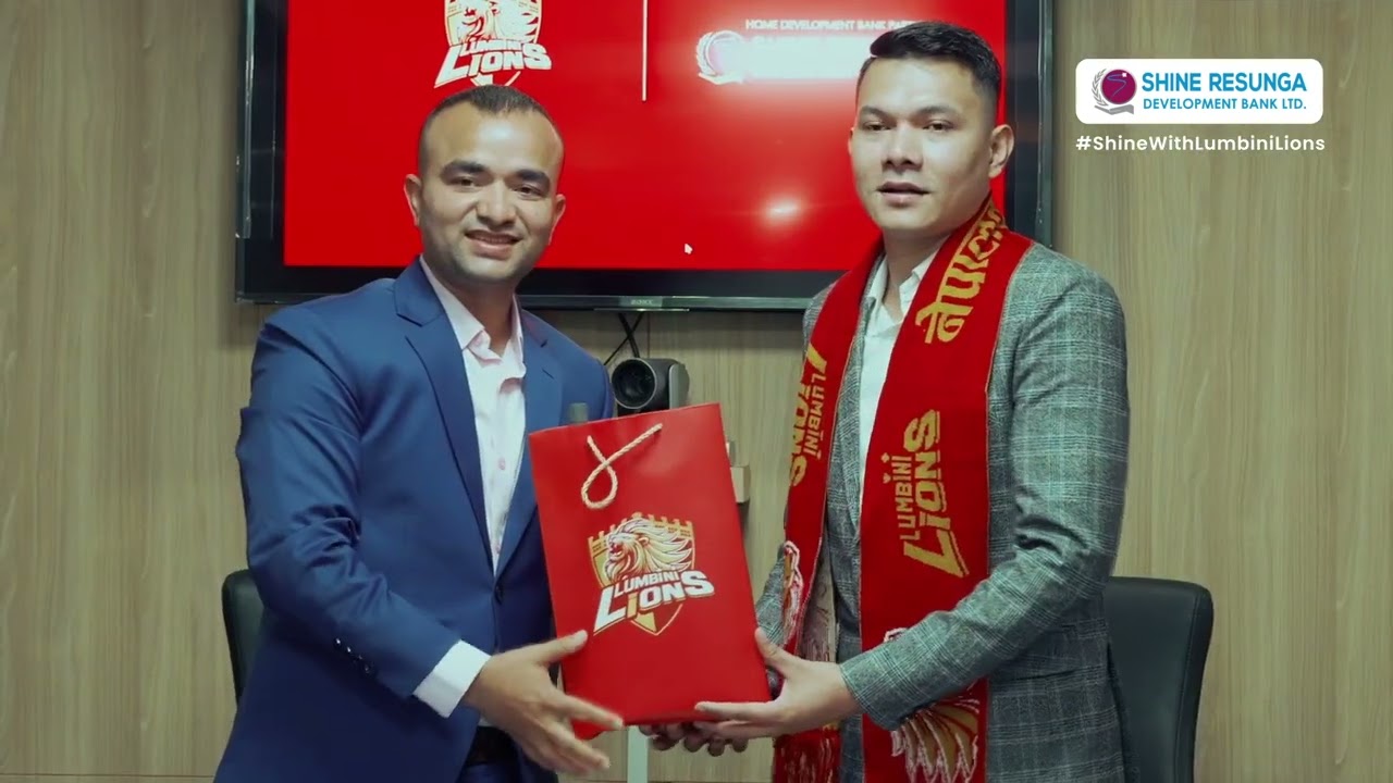 Signing Ceremony with the Lumbini Lions as Home Banking Partner