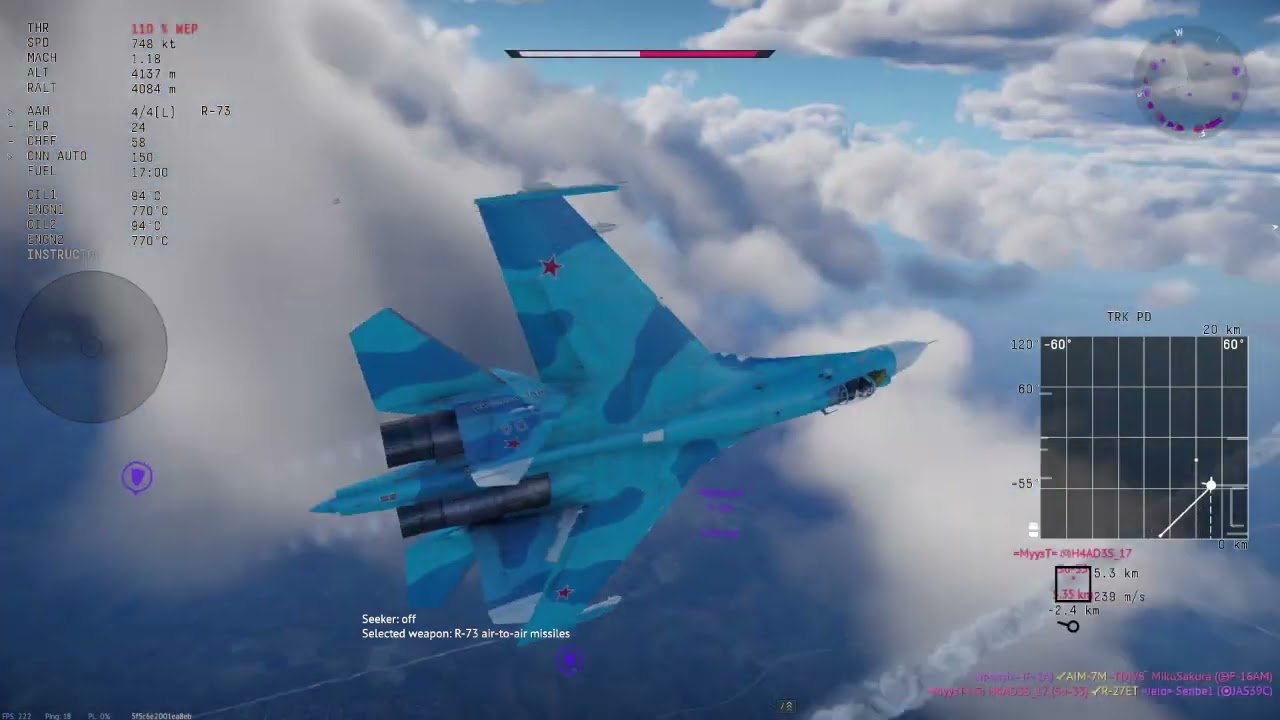 su-27sm game with three kills