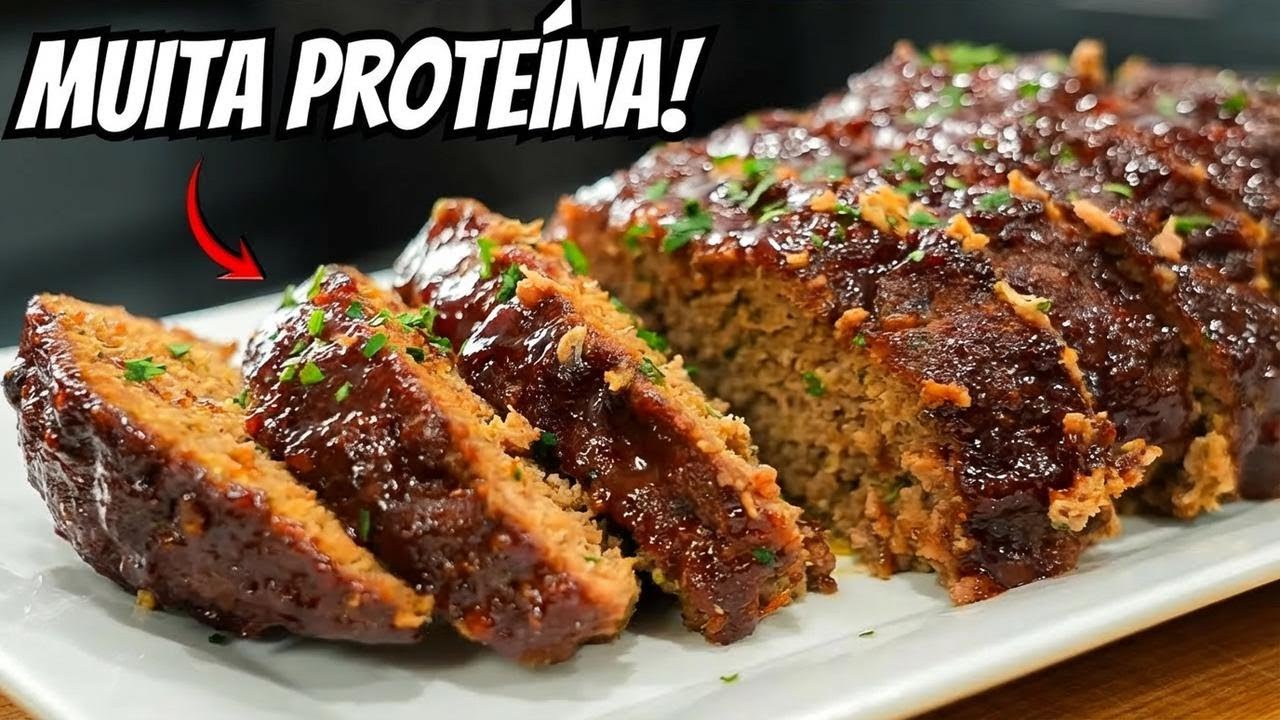 Receita de Meatloaf Proteico: Comfort Food Saudável e Deliciosa