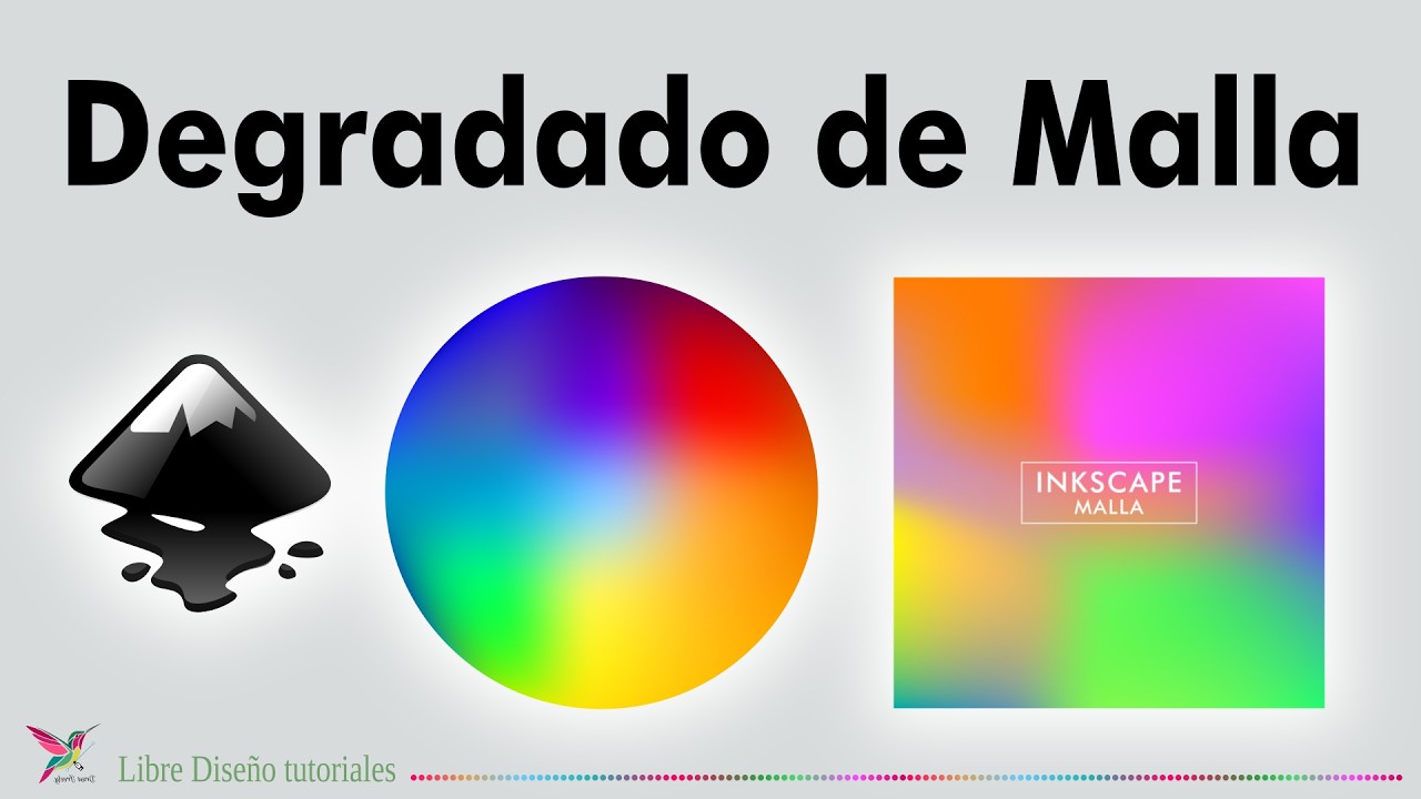 👉 Degradado de Malla de Inkscape  ❤️🔵