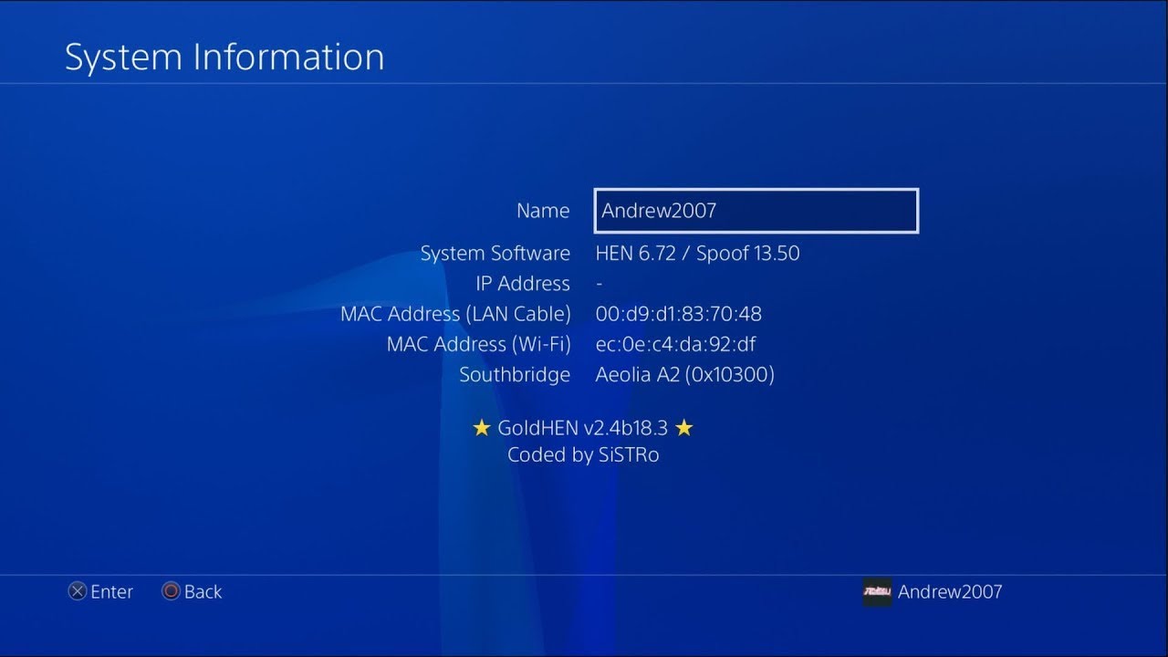 PS4 Jailbreak Spoofed To Jailbreak 13.04 GoldHEN Tutorial